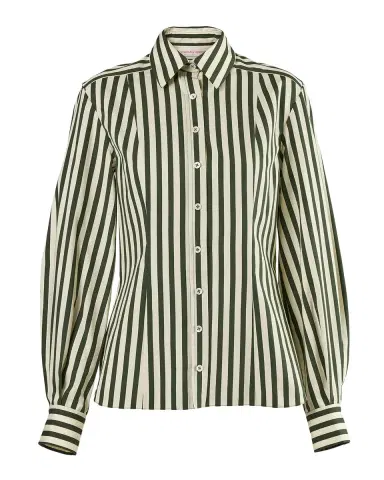 Carolina Herrera Isabella Striped Cotton Shirt | Thumbnail 2 Carolina Herrera Isabella Striped Cotton Shirt | Thumbnail 2