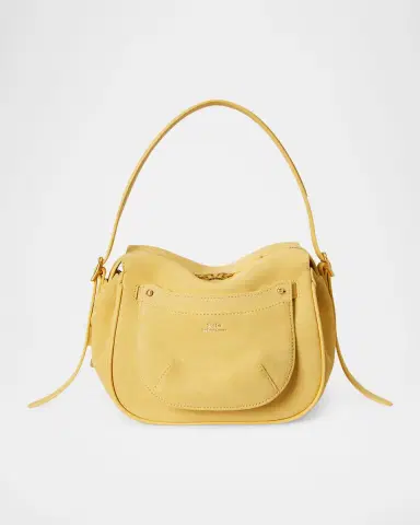 Polo Ralph Lauren Polo ID Suede Mini Satchel | Thumbnail 3 Polo Ralph Lauren Polo ID Suede Mini Satchel | Thumbnail 3