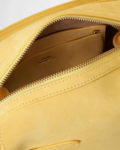 Polo Ralph Lauren Polo ID Suede Mini Satchel | Thumbnail 4 Polo Ralph Lauren Polo ID Suede Mini Satchel | Thumbnail 4