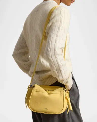 Polo Ralph Lauren Polo ID Suede Mini Satchel | Thumbnail 5 Polo Ralph Lauren Polo ID Suede Mini Satchel | Thumbnail 5