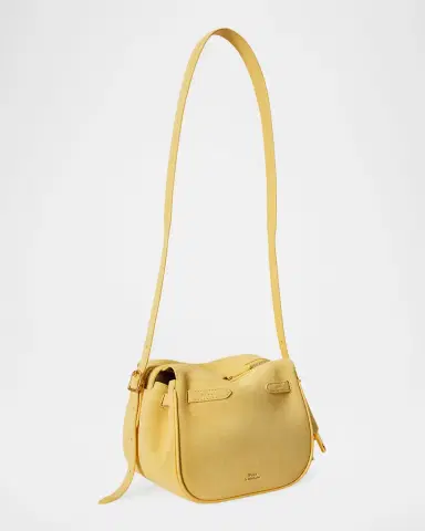Polo Ralph Lauren Polo ID Suede Mini Satchel | Thumbnail 7 Polo Ralph Lauren Polo ID Suede Mini Satchel | Thumbnail 7