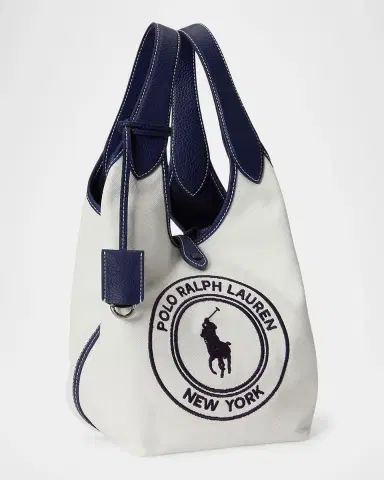 Polo Ralph Lauren Polo Play Medium Crest Canvas Tote Bag | Thumbnail 5 Polo Ralph Lauren Polo Play Medium Crest Canvas Tote Bag | Thumbnail 5