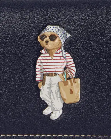 Polo Ralph Lauren Polo Bear Leather Bifold Card Case | Thumbnail 4 Polo Ralph Lauren Polo Bear Leather Bifold Card Case | Thumbnail 4