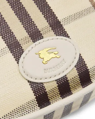 Burberry Highlands Coated Check Shoulder Bag | Thumbnail 5 Burberry Highlands Coated Check Shoulder Bag | Thumbnail 5