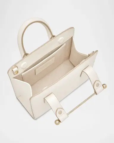 Strathberry Nano Floral Leather Tote Bag | Thumbnail 4 Strathberry Nano Floral Leather Tote Bag | Thumbnail 4