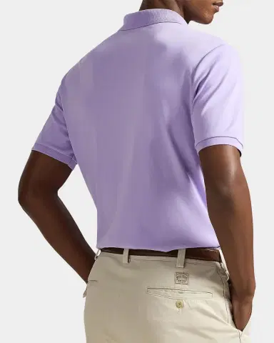 Polo Ralph Lauren Men's Cotton Interlock Embroidered-Pony Polo Shirt | Thumbnail 3 Polo Ralph Lauren Men's Cotton Interlock Embroidered-Pony Polo Shirt | Thumbnail 3