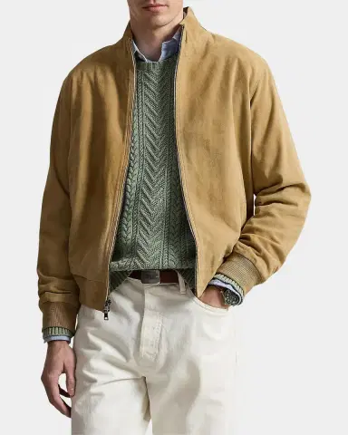 Polo Ralph Lauren Men's The Charleton Suede Jacket | Thumbnail 7 Polo Ralph Lauren Men's The Charleton Suede Jacket | Thumbnail 7