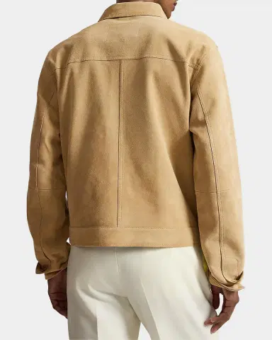 Polo Ralph Lauren Men's The Ashdale Suede Shirt Jacket | Thumbnail 3 Polo Ralph Lauren Men's The Ashdale Suede Shirt Jacket | Thumbnail 3