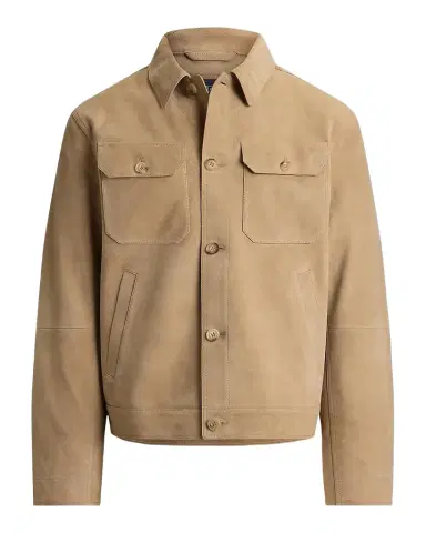 Polo Ralph Lauren Men's The Ashdale Suede Shirt Jacket | Thumbnail 1 Polo Ralph Lauren Men's The Ashdale Suede Shirt Jacket | Thumbnail 1