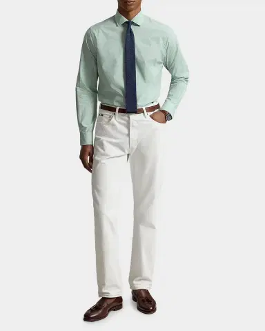 Polo Ralph Lauren Men's Classic Fit Glen Plaid Poplin Sport Shirt | Thumbnail 2 Polo Ralph Lauren Men's Classic Fit Glen Plaid Poplin Sport Shirt | Thumbnail 2