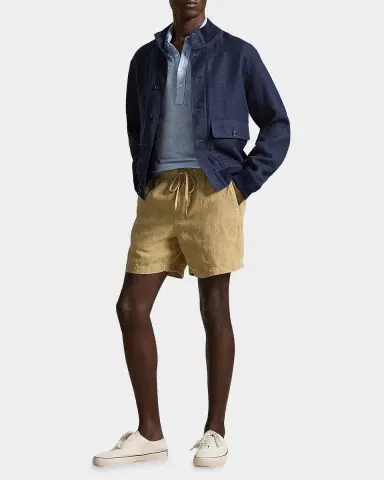 Polo Ralph Lauren Men's Lateef Classic Fit Linen Shorts, 6" Inseam | Thumbnail 2 Polo Ralph Lauren Men's Lateef Classic Fit Linen Shorts, 6" Inseam | Thumbnail 2