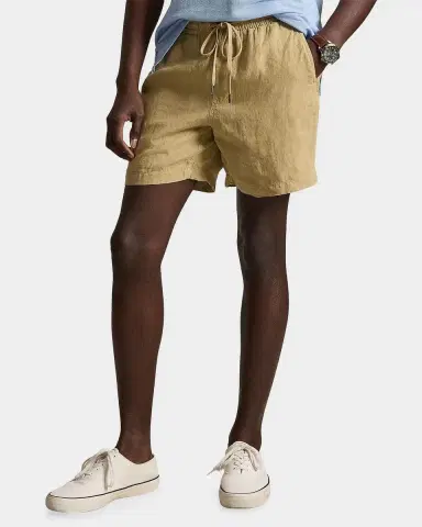 Polo Ralph Lauren Men's Lateef Classic Fit Linen Shorts, 6" Inseam | Thumbnail 4 Polo Ralph Lauren Men's Lateef Classic Fit Linen Shorts, 6" Inseam | Thumbnail 4