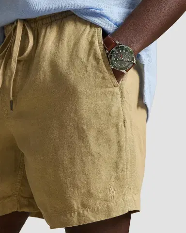 Polo Ralph Lauren Men's Lateef Classic Fit Linen Shorts, 6" Inseam | Thumbnail 5 Polo Ralph Lauren Men's Lateef Classic Fit Linen Shorts, 6" Inseam | Thumbnail 5