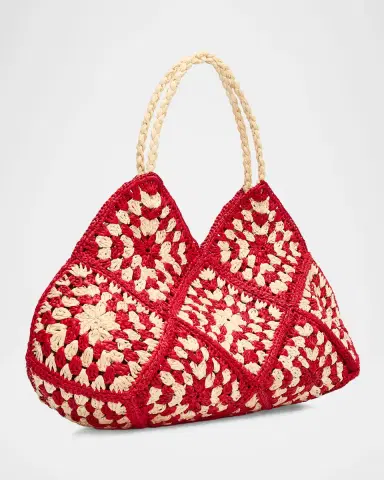 BTB Los Angeles Stormi Woven Raffia Tote Bag | Thumbnail 3 BTB Los Angeles Stormi Woven Raffia Tote Bag | Thumbnail 3