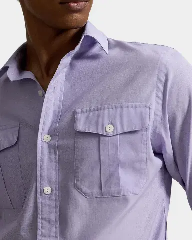 Polo Ralph Lauren Men's Classic Fit End-On-End Workshirt | Thumbnail 5 Polo Ralph Lauren Men's Classic Fit End-On-End Workshirt | Thumbnail 5