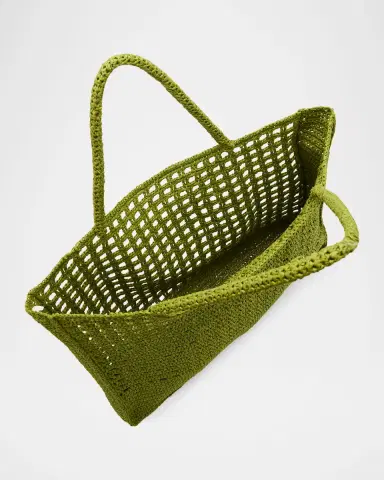 A.L.C. Lucy Crochet Raffia Tote Bag | Thumbnail 4 A.L.C. Lucy Crochet Raffia Tote Bag | Thumbnail 4