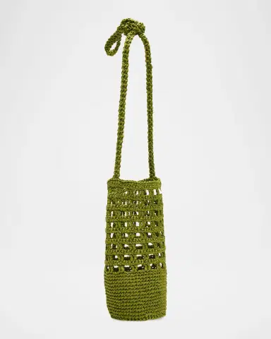 A.L.C. Rita Crochet Raffia Cylindrical Shoulder Bag | Thumbnail 4 A.L.C. Rita Crochet Raffia Cylindrical Shoulder Bag | Thumbnail 4