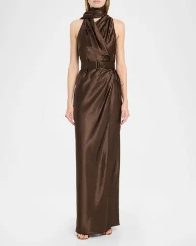 Ralph Lauren Collection Rynn Washed Duchesse Evening Dress | Thumbnail 2 Ralph Lauren Collection Rynn Washed Duchesse Evening Dress | Thumbnail 2
