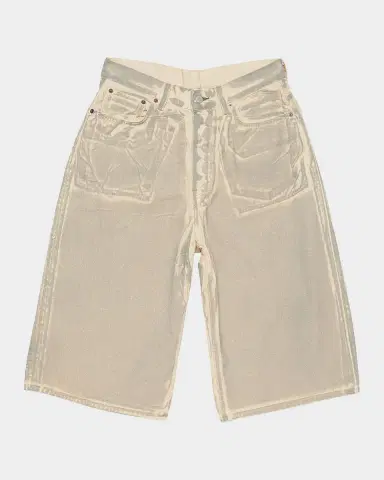Acne Studios Men's Printed Cotton Denim Shorts | Thumbnail 3 Acne Studios Men's Printed Cotton Denim Shorts | Thumbnail 3