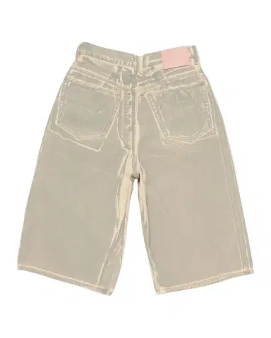Acne Studios Men's Printed Cotton Denim Shorts | Thumbnail 1 Acne Studios Men's Printed Cotton Denim Shorts | Thumbnail 1