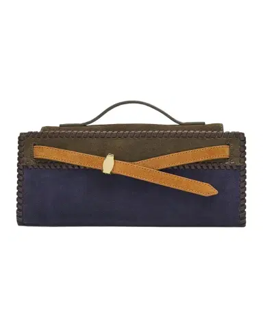 Veronica Beard Dash Colorblocked Suede Top Handle bag | Thumbnail 1 Veronica Beard Dash Colorblocked Suede Top Handle bag | Thumbnail 1