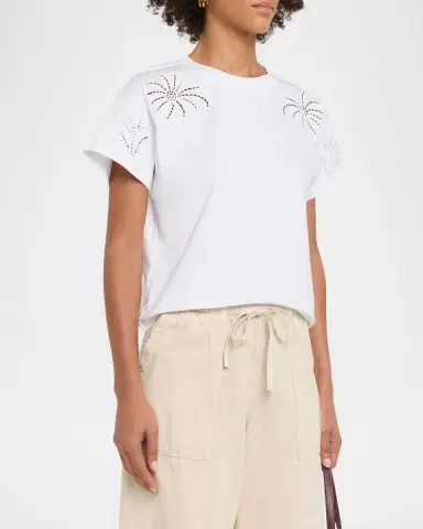rag & bone Kelly Floral Cut-Out Tee | Thumbnail 4 rag & bone Kelly Floral Cut-Out Tee | Thumbnail 4