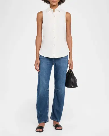 rag & bone AIRFLEX Leah Denim Top | Thumbnail 2 rag & bone AIRFLEX Leah Denim Top | Thumbnail 2