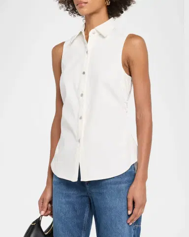 rag & bone AIRFLEX Leah Denim Top | Thumbnail 4 rag & bone AIRFLEX Leah Denim Top | Thumbnail 4