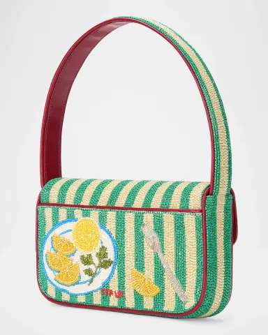 Staud Tommy Beaded Shoulder Bag | Thumbnail 5 Staud Tommy Beaded Shoulder Bag | Thumbnail 5
