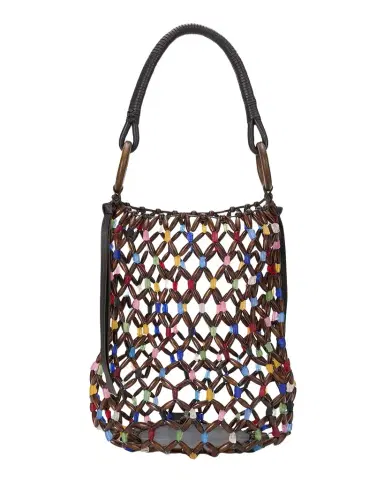 Staud Del Mar Beaded Bucket Bag | Thumbnail 1 Staud Del Mar Beaded Bucket Bag | Thumbnail 1