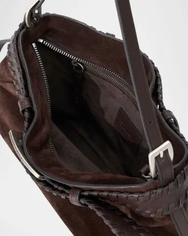 Staud Brooklyn Buckled Suede Shoulder Bag | Thumbnail 6 Staud Brooklyn Buckled Suede Shoulder Bag | Thumbnail 6