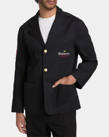 Adidas x Chavarria Men's Players Twill Blazer Jacket | Thumbnail 4 Adidas x Chavarria Men's Players Twill Blazer Jacket | Thumbnail 4