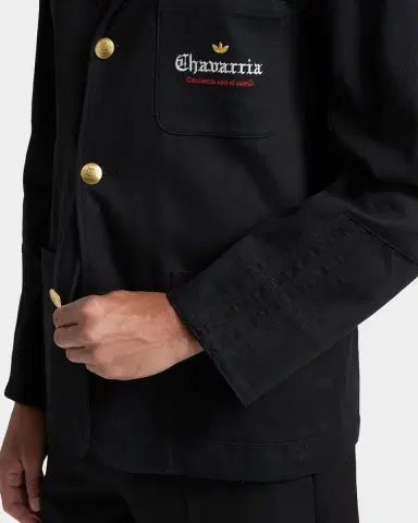 Adidas x Chavarria Men's Players Twill Blazer Jacket | Thumbnail 5 Adidas x Chavarria Men's Players Twill Blazer Jacket | Thumbnail 5
