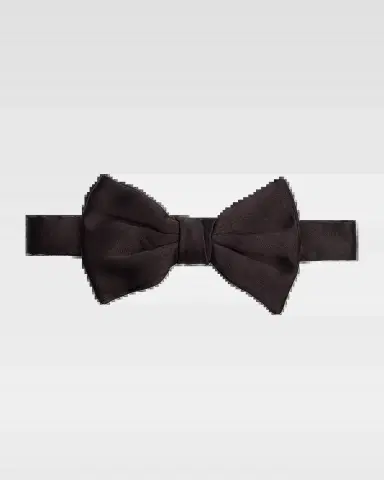 Giorgio Armani Men's Pre-Tied Silk Twill Bow Tie | Thumbnail 2 Giorgio Armani Men's Pre-Tied Silk Twill Bow Tie | Thumbnail 2