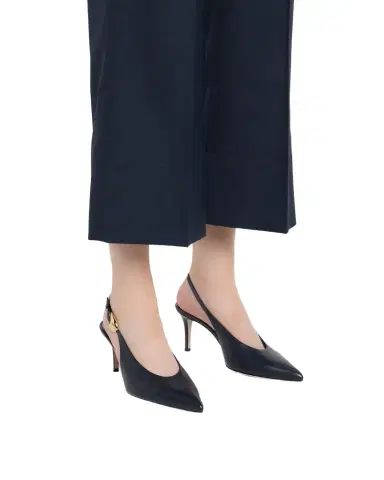 Gianvito Rossi 70mm Nappa Leather Slingback Pumps | Thumbnail 1 Gianvito Rossi 70mm Nappa Leather Slingback Pumps | Thumbnail 1