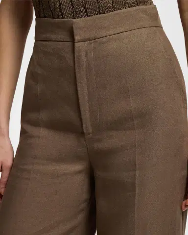 Ralph Lauren Collection Dean II Linen Wide-Leg Trousers | Thumbnail 5 Ralph Lauren Collection Dean II Linen Wide-Leg Trousers | Thumbnail 5