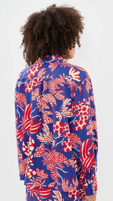 FARM Rio obster Button Down Shirt Red/Blue | Thumbnail 3 FARM Rio obster Button Down Shirt Red/Blue | Thumbnail 3