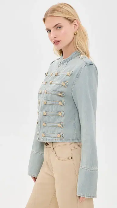 LIONESS Rush Hour Jacket ight Denim | Thumbnail 4 LIONESS Rush Hour Jacket ight Denim | Thumbnail 4