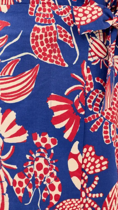 FARM Rio obster Skirt Red/Blue | Thumbnail 6 FARM Rio obster Skirt Red/Blue | Thumbnail 6