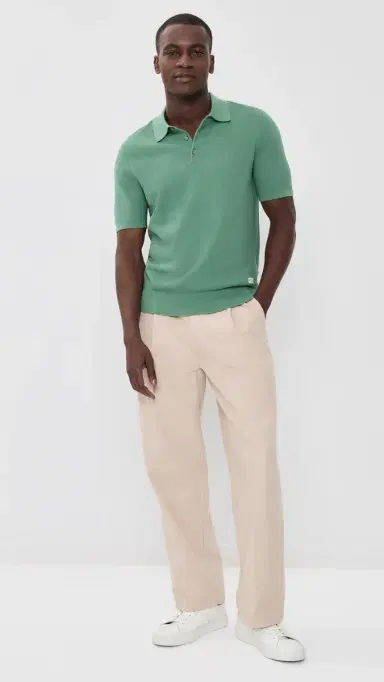 PS Paul Smith Short Sleeve Sweater Polo edium Green | Thumbnail 5 PS Paul Smith Short Sleeve Sweater Polo edium Green | Thumbnail 5