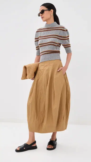Marni Openwork Knit Cashmere Sweater Inox | Thumbnail 5 Marni Openwork Knit Cashmere Sweater Inox | Thumbnail 5