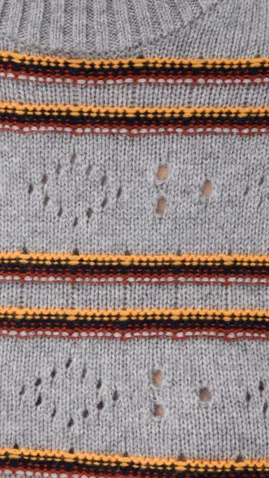 Marni Openwork Knit Cashmere Sweater Inox | Thumbnail 6 Marni Openwork Knit Cashmere Sweater Inox | Thumbnail 6