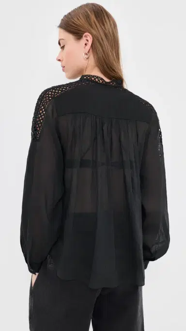 ISABEL MARANT ÉTOILE Polda Top Black 38 | Thumbnail 3 ISABEL MARANT ÉTOILE Polda Top Black 38 | Thumbnail 3