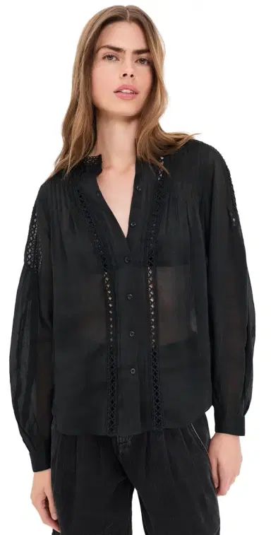 ISABEL MARANT ÉTOILE Polda Top Black 38 | Thumbnail 1 ISABEL MARANT ÉTOILE Polda Top Black 38 | Thumbnail 1
