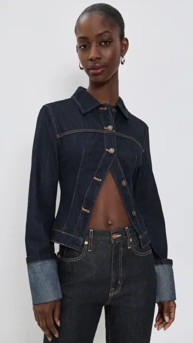 LIONESS The Bronx Denim Jacket Indigo | Thumbnail 2 LIONESS The Bronx Denim Jacket Indigo | Thumbnail 2