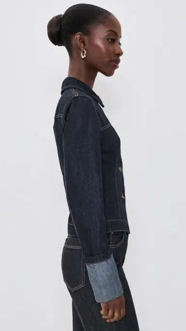 LIONESS The Bronx Denim Jacket Indigo | Thumbnail 4 LIONESS The Bronx Denim Jacket Indigo | Thumbnail 4