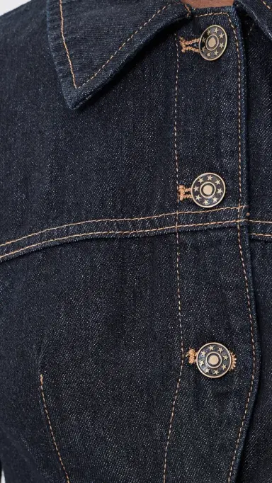 LIONESS The Bronx Denim Jacket Indigo | Thumbnail 6 LIONESS The Bronx Denim Jacket Indigo | Thumbnail 6