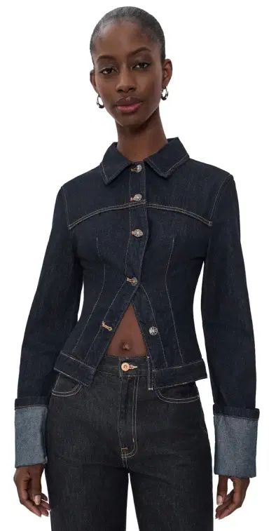 LIONESS The Bronx Denim Jacket Indigo | Thumbnail 1 LIONESS The Bronx Denim Jacket Indigo | Thumbnail 1