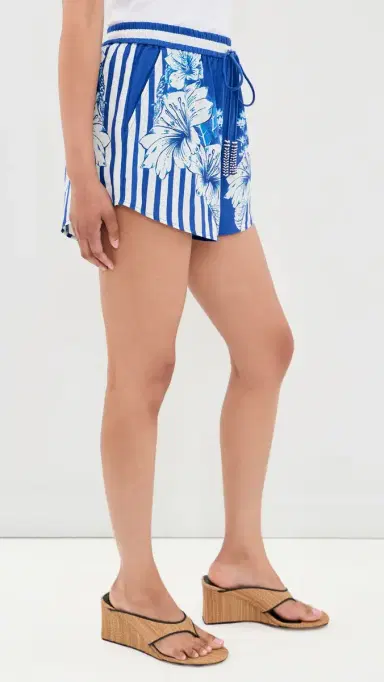 FARM Rio Blue tripe Shorts Blue tripe | Thumbnail 4 FARM Rio Blue tripe Shorts Blue tripe | Thumbnail 4