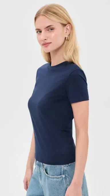 Theory Tiny Apex Tee Sapphire Navy - 2qt P | Thumbnail 4 Theory Tiny Apex Tee Sapphire Navy - 2qt P | Thumbnail 4